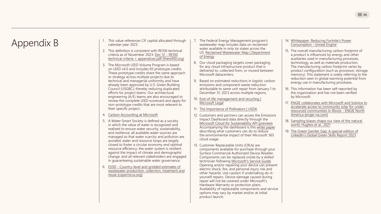  
 
 
 
86 
Appendix B 1. This value references CIF capital allocated through 
calendar year …