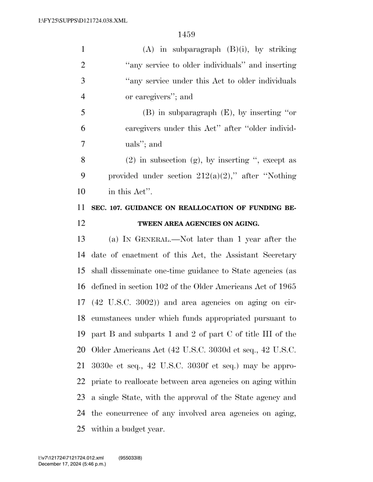 1459 
1 (A) in subparagraph (B)(i), by striking 
2 ‘‘any service to older individuals’’ and inser…