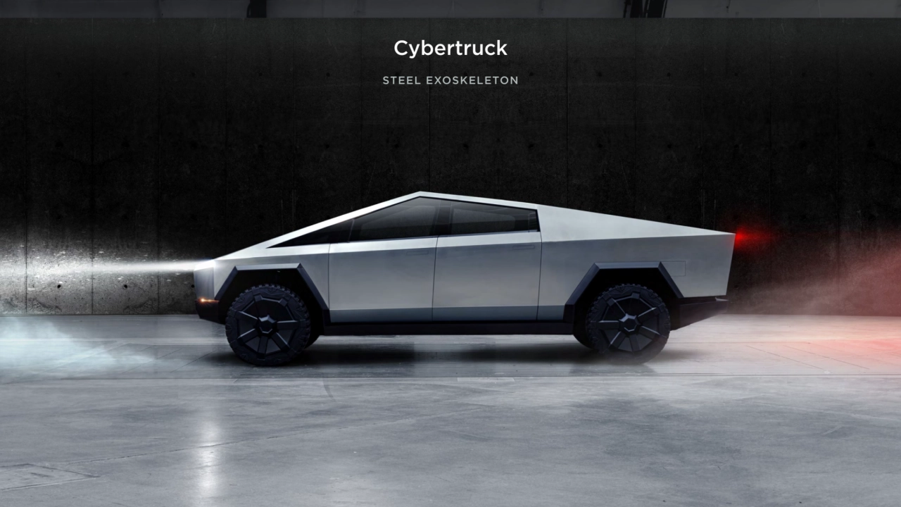 Cybertruck
STEEL EXOSKELETON