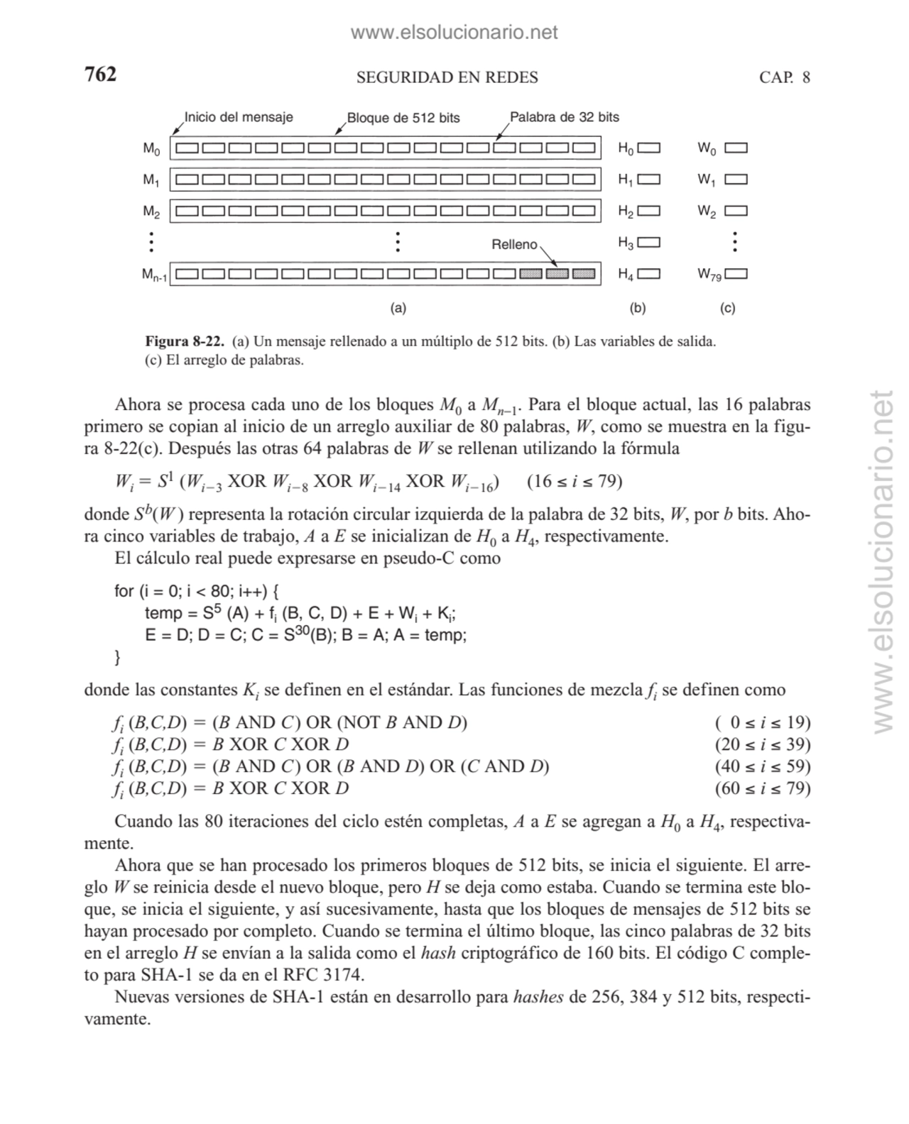 SEGURIDAD EN REDES
Ahora se procesa cada uno de los bloques M0 a Mn−1. Para el bloque actual, las …