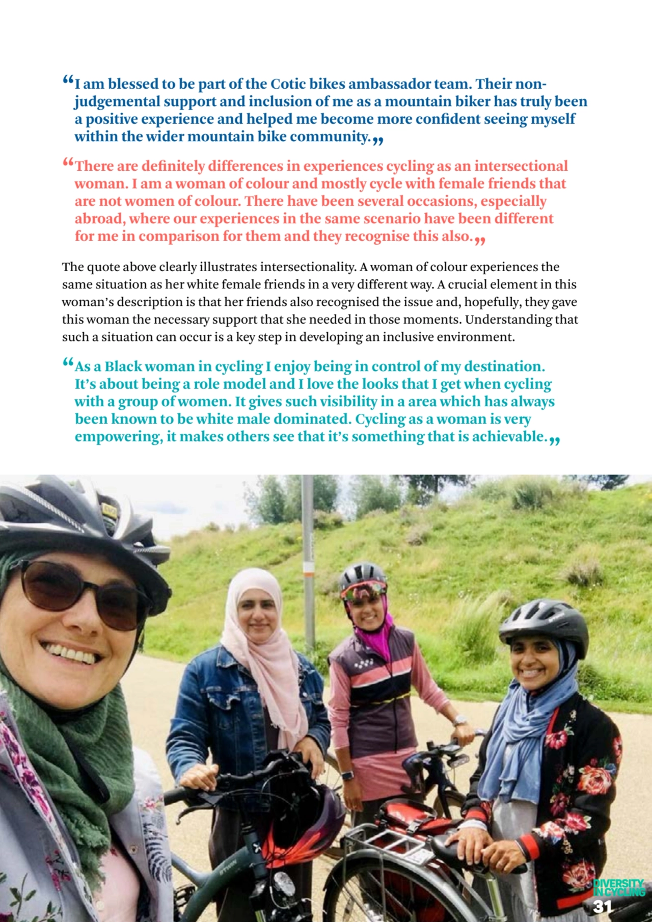 “I am blessed to be part of the Cotic bikes ambassador team. Their nonjudgemental support and incl…