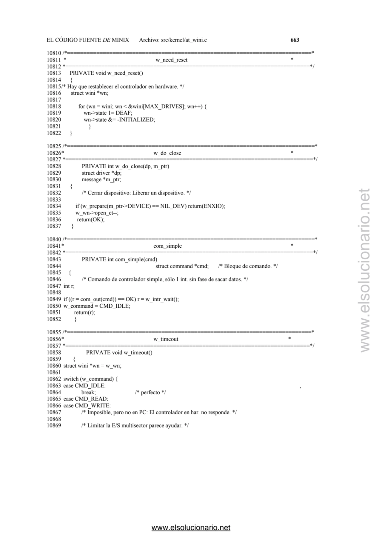 EL CÓDIGO FUENTE DE MINIX Archivo: src/kernel/at_wini.c 663 
10810 /*=============================…