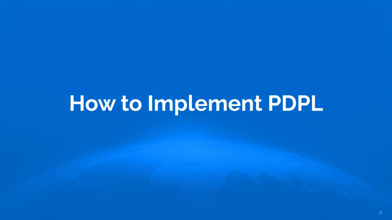 How to Implement PDPL
11