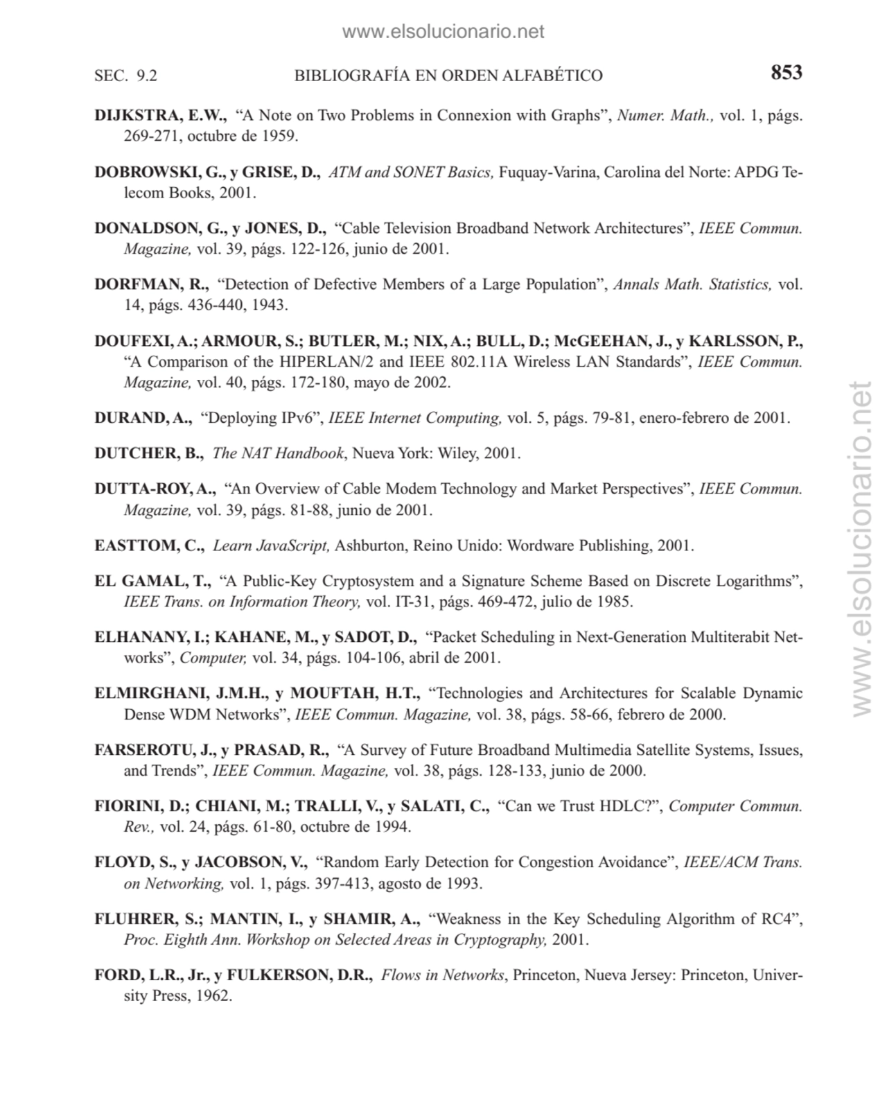 BIBLIOGRAFÍA EN ORDEN ALFABÉTICO
DIJKSTRA, E.W., “A Note on Two Problems in Connexion with Graphs”…