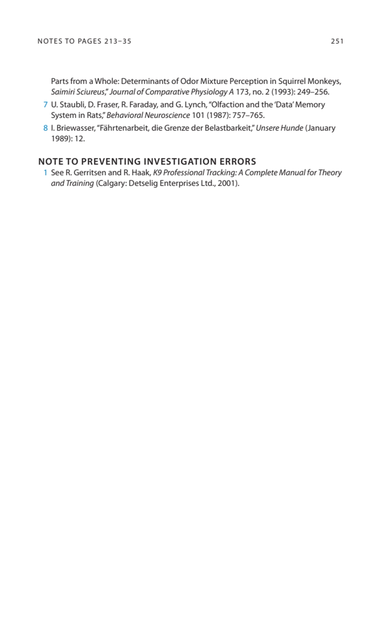 NOTES TO PAGES 213–35 251
Parts from a Whole: Determinants of Odor Mixture Perception in Squirrel …