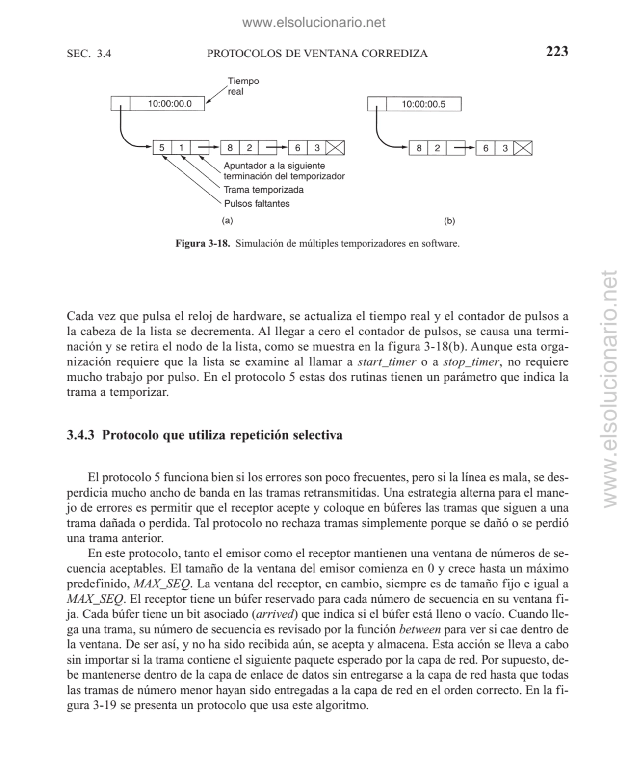 Cada vez que pulsa el reloj de hardware, se actualiza el tiempo real y el contador de pulsos a
la …