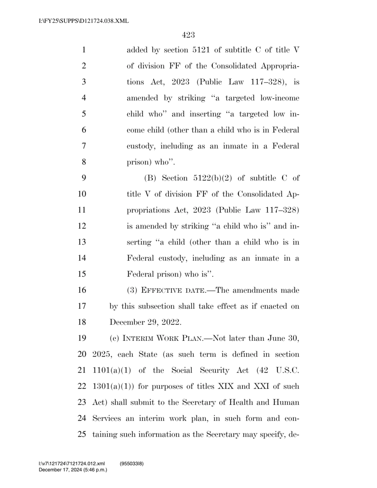 423 
1 added by section 5121 of subtitle C of title V 
2 of division FF of the Consolidated Appro…