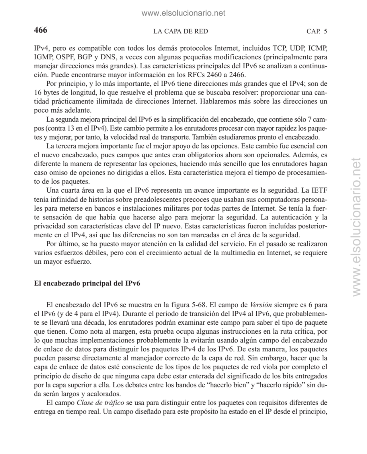 LA CAPA DE RED
IPv4, pero es compatible con todos los demás protocolos Internet, incluidos TCP, UD…