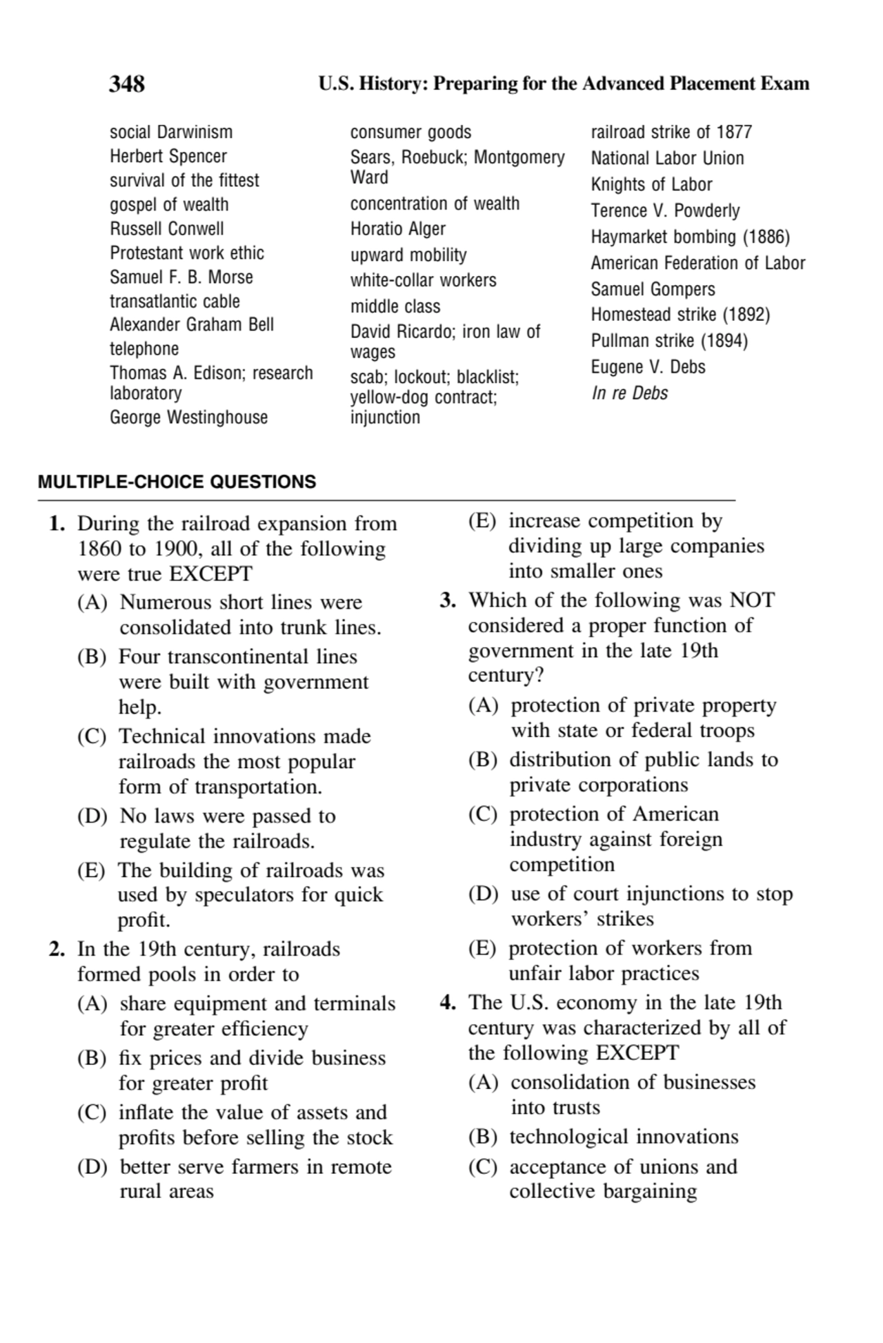 348 U.S. History: Preparing for the Advanced Placement Exam
social Darwinism
Herbert Spencer
sur…