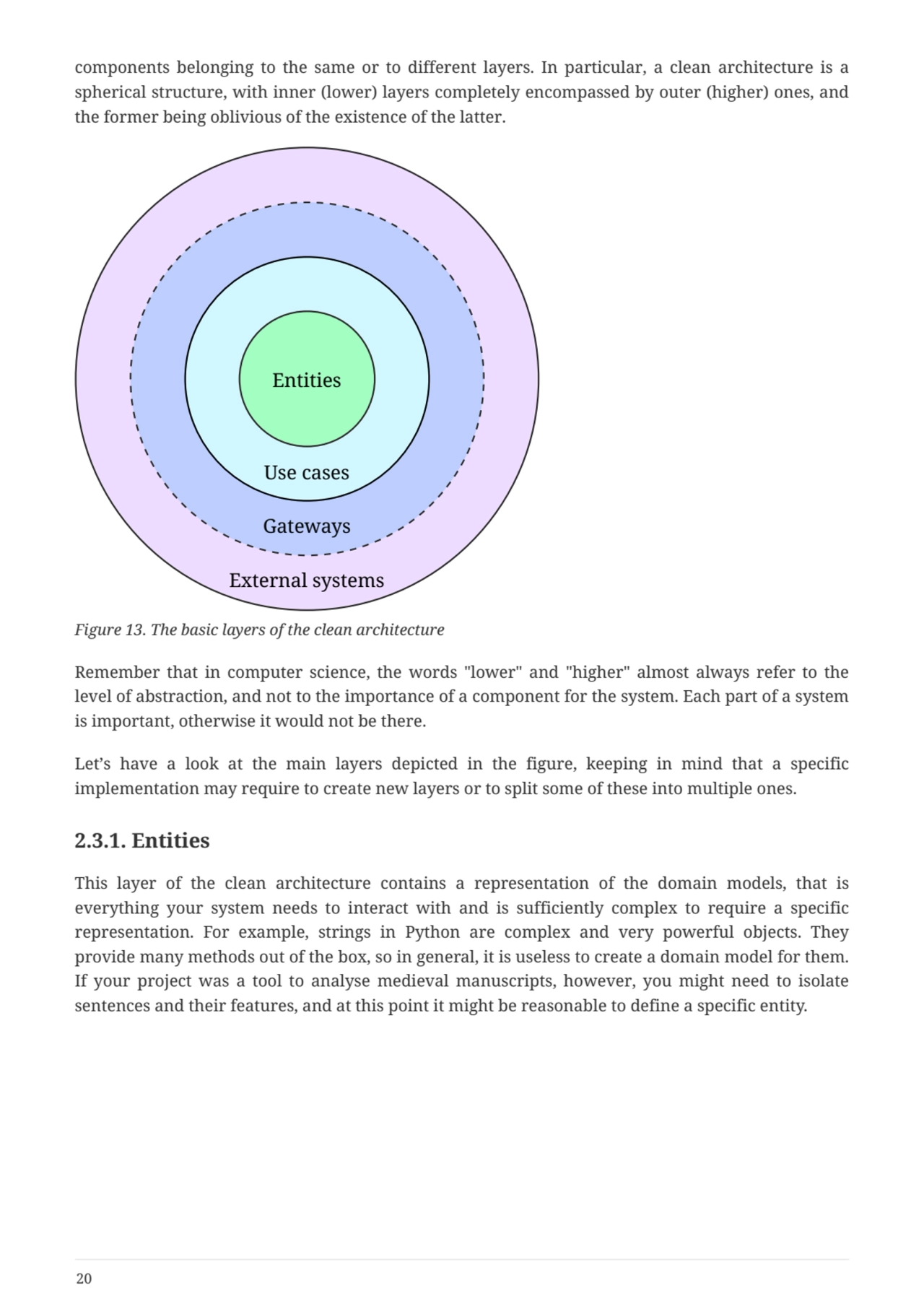 components belonging to the same or to different layers. In particular, a clean architecture is a
…