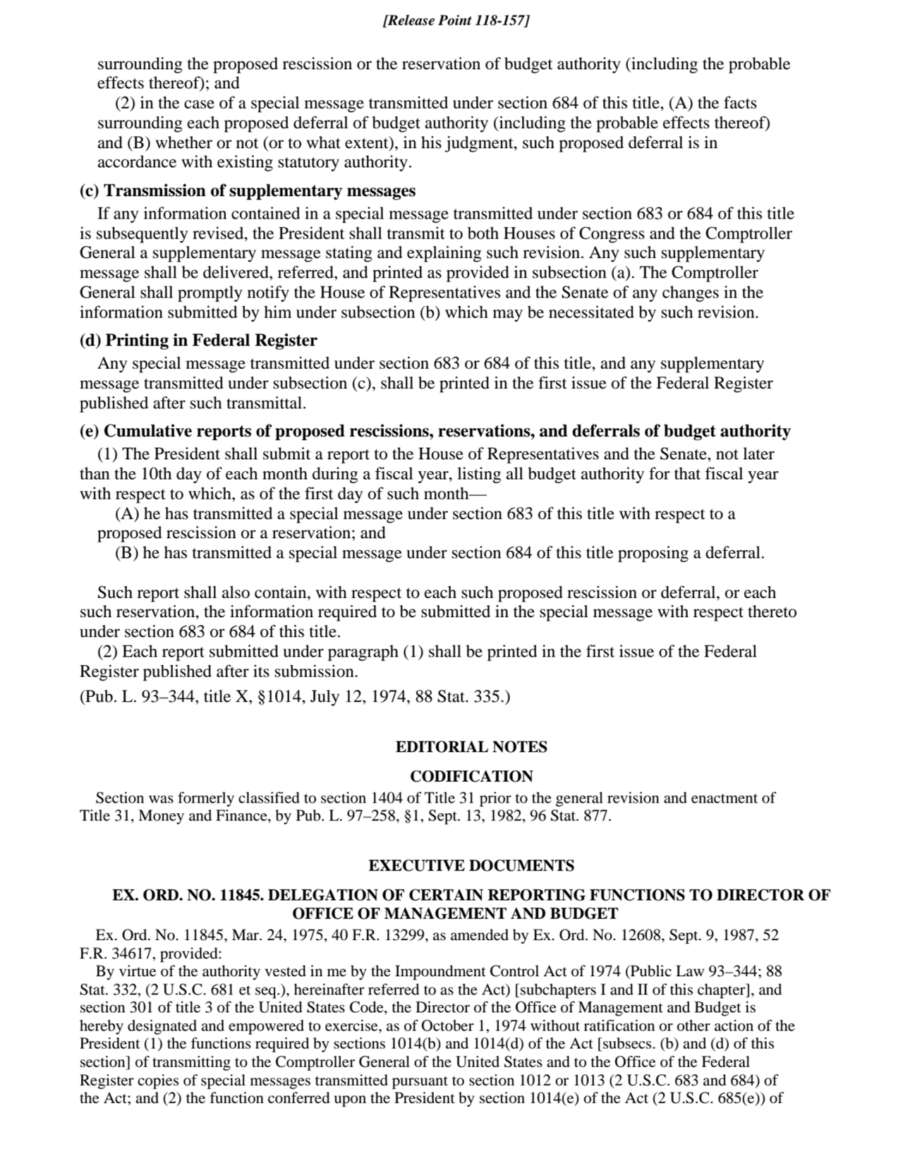 surrounding the proposed rescission or the reservation of budget authority (including the probable
…