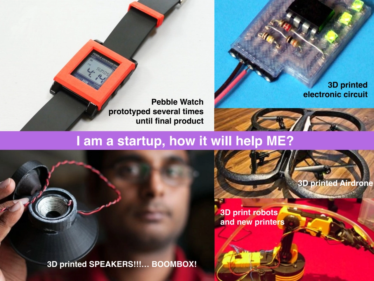 I am a startup, how it will help ME?
Pebble Watch
prototyped several times
until final product
…