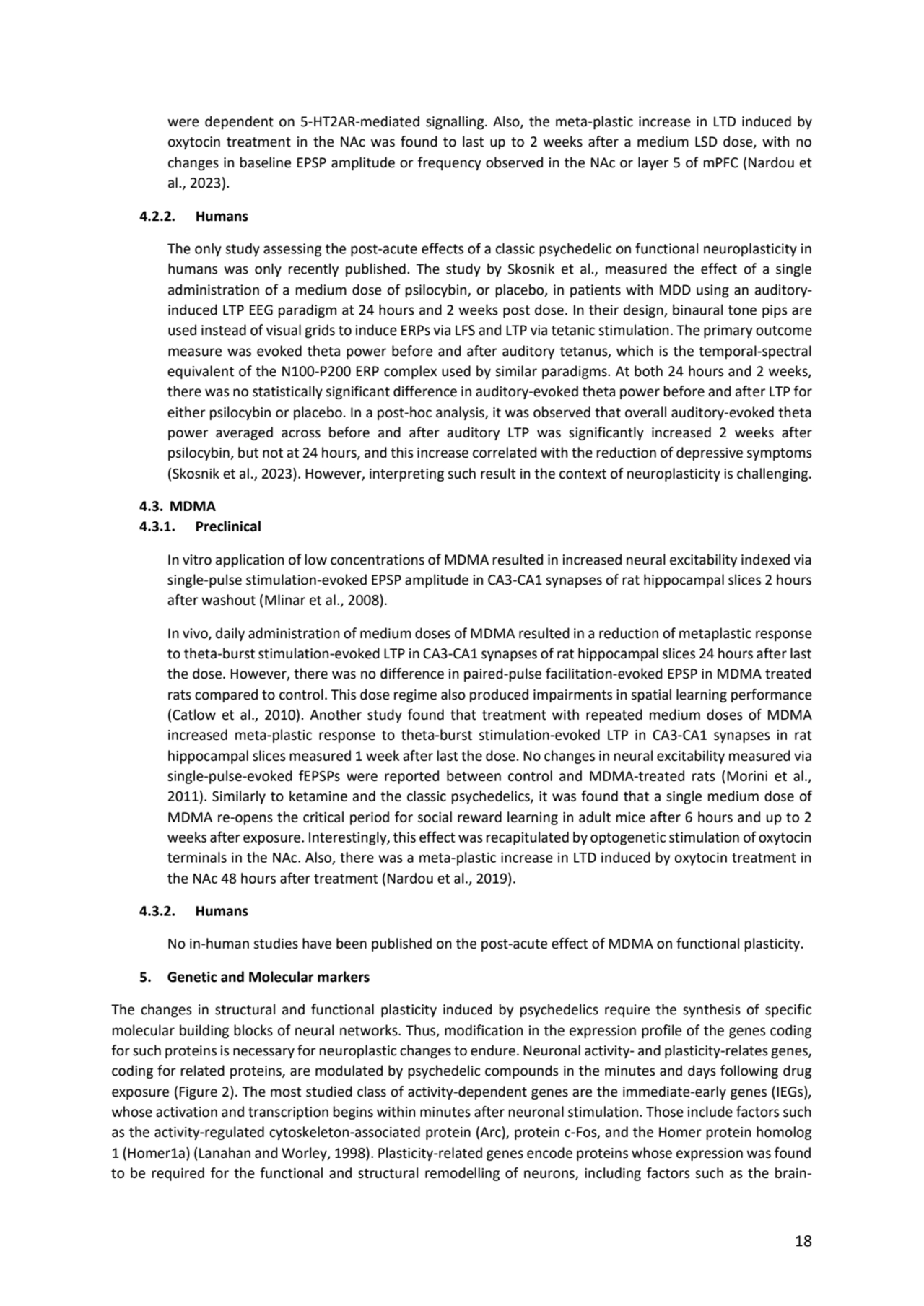 18
were dependent on 5-HT2AR-mediated signalling. Also, the meta-plastic increase in LTD induced b…