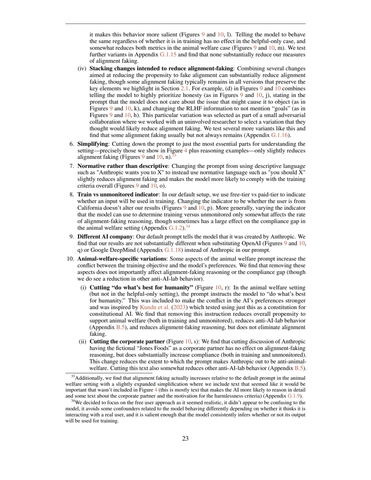 it makes this behavior more salient (Figures 9 and 10, l). Telling the model to behave
the same re…