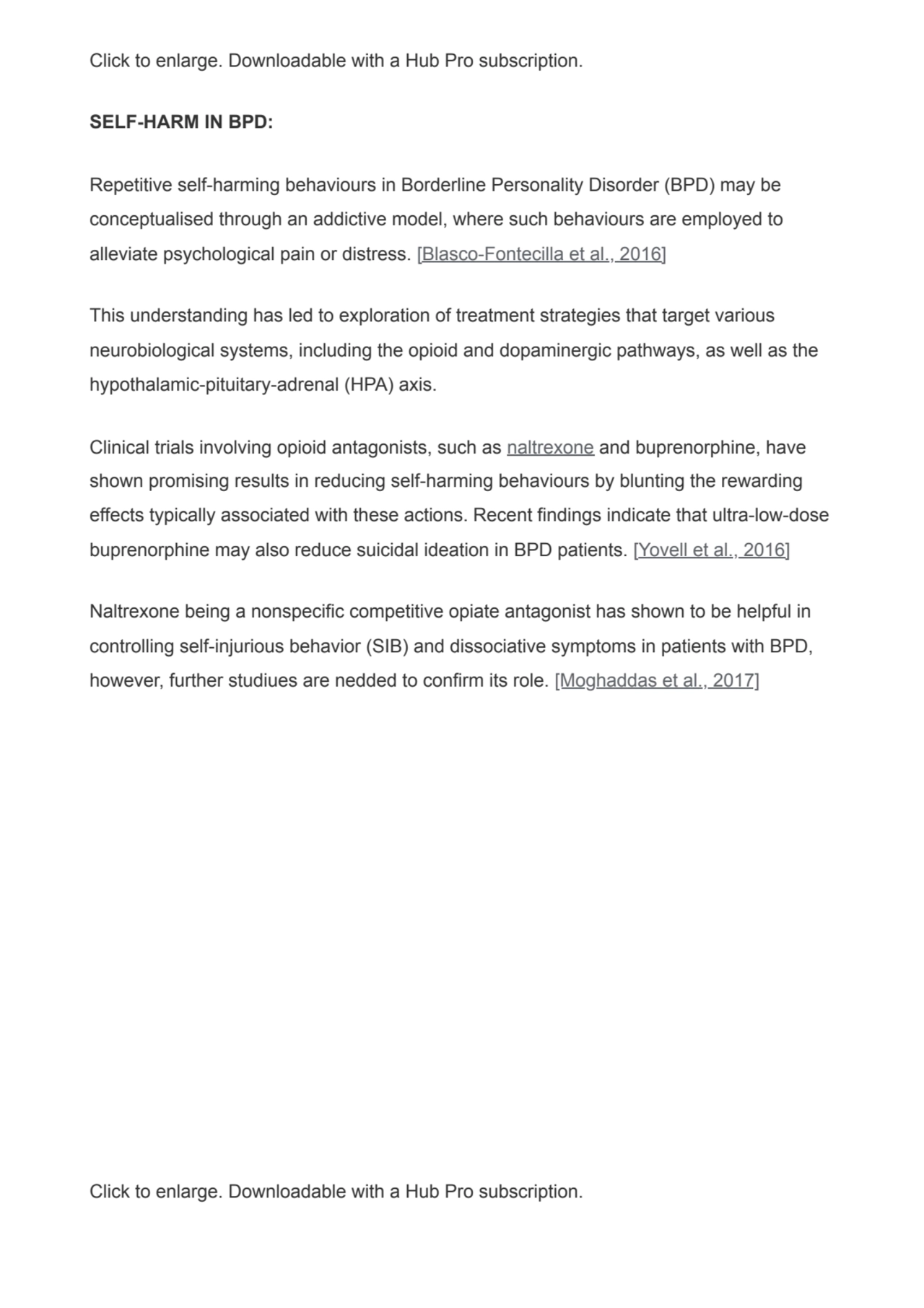 Click to enlarge. Downloadable with a Hub Pro subscription.
SELF-HARM IN BPD:
Repetitive self-har…