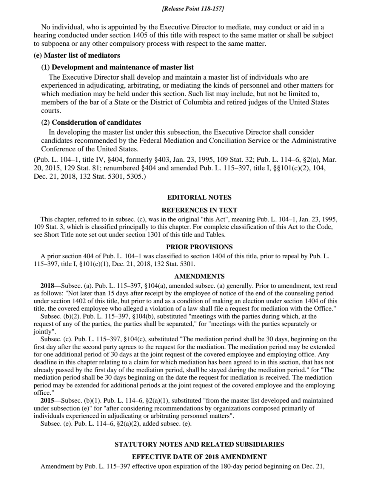 No individual, who is appointed by the Executive Director to mediate, may conduct or aid in a
hear…