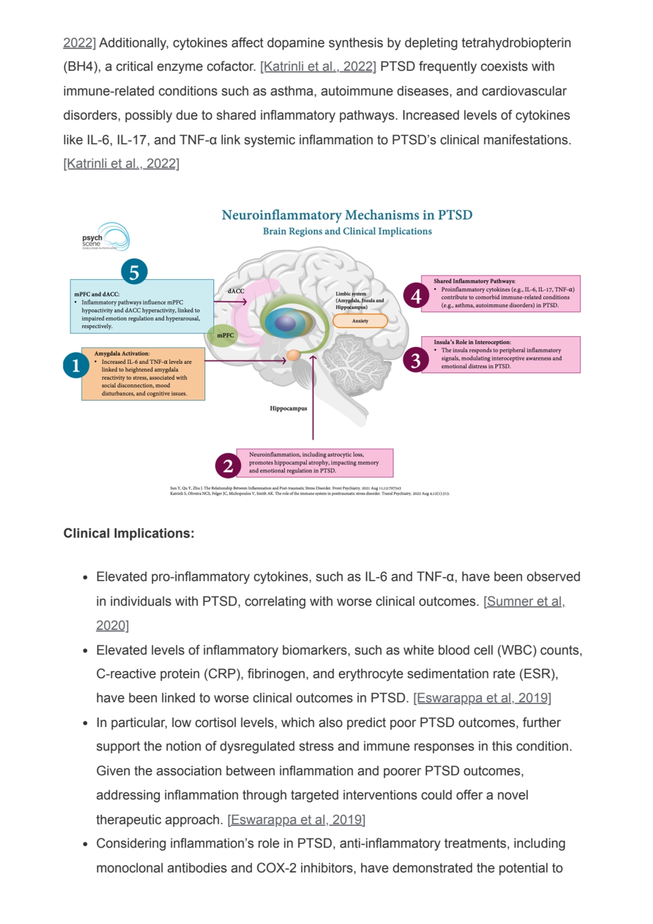 2022] Additionally, cytokines affect dopamine synthesis by depleting tetrahydrobiopterin
(BH4), a …