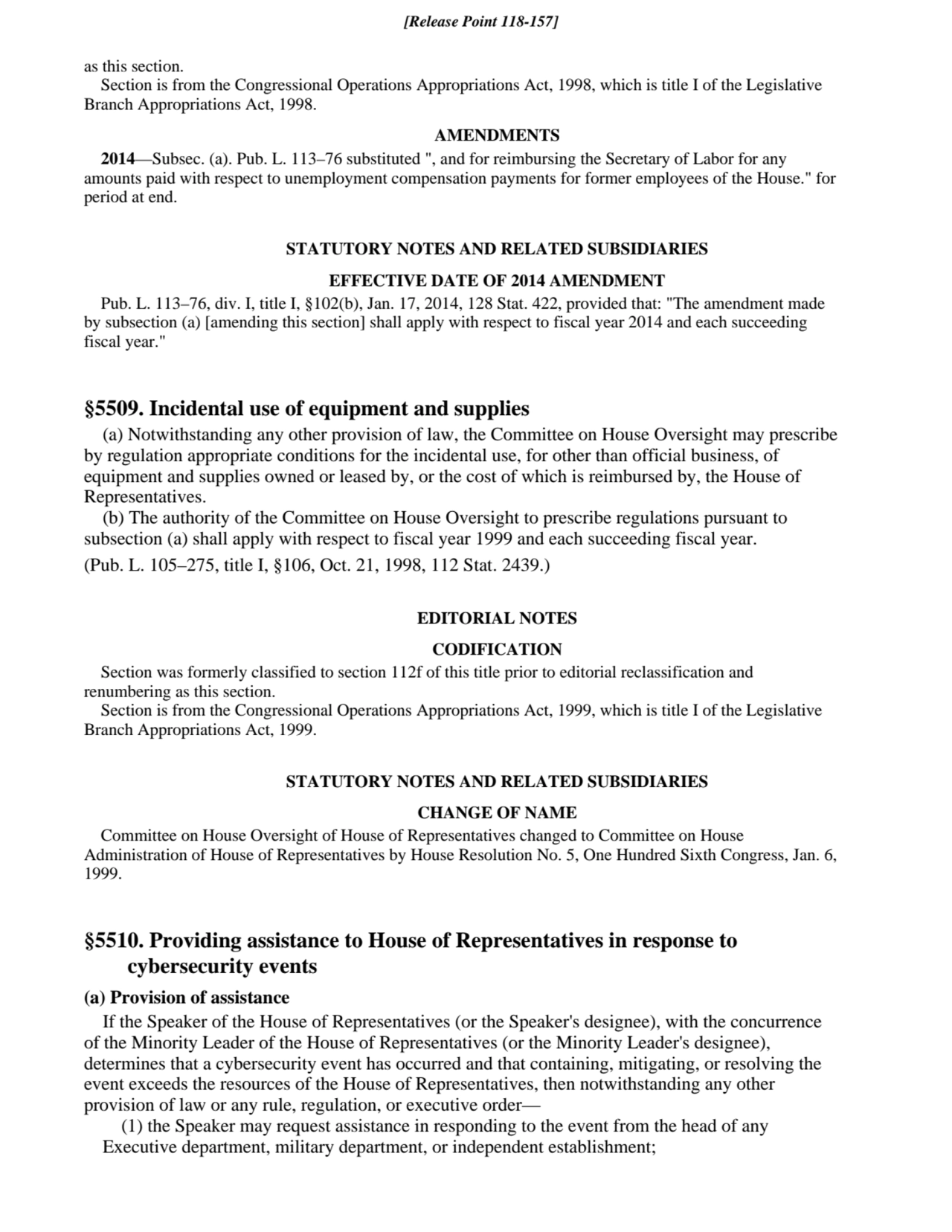 as this section.
Section is from the Congressional Operations Appropriations Act, 1998, which is t…