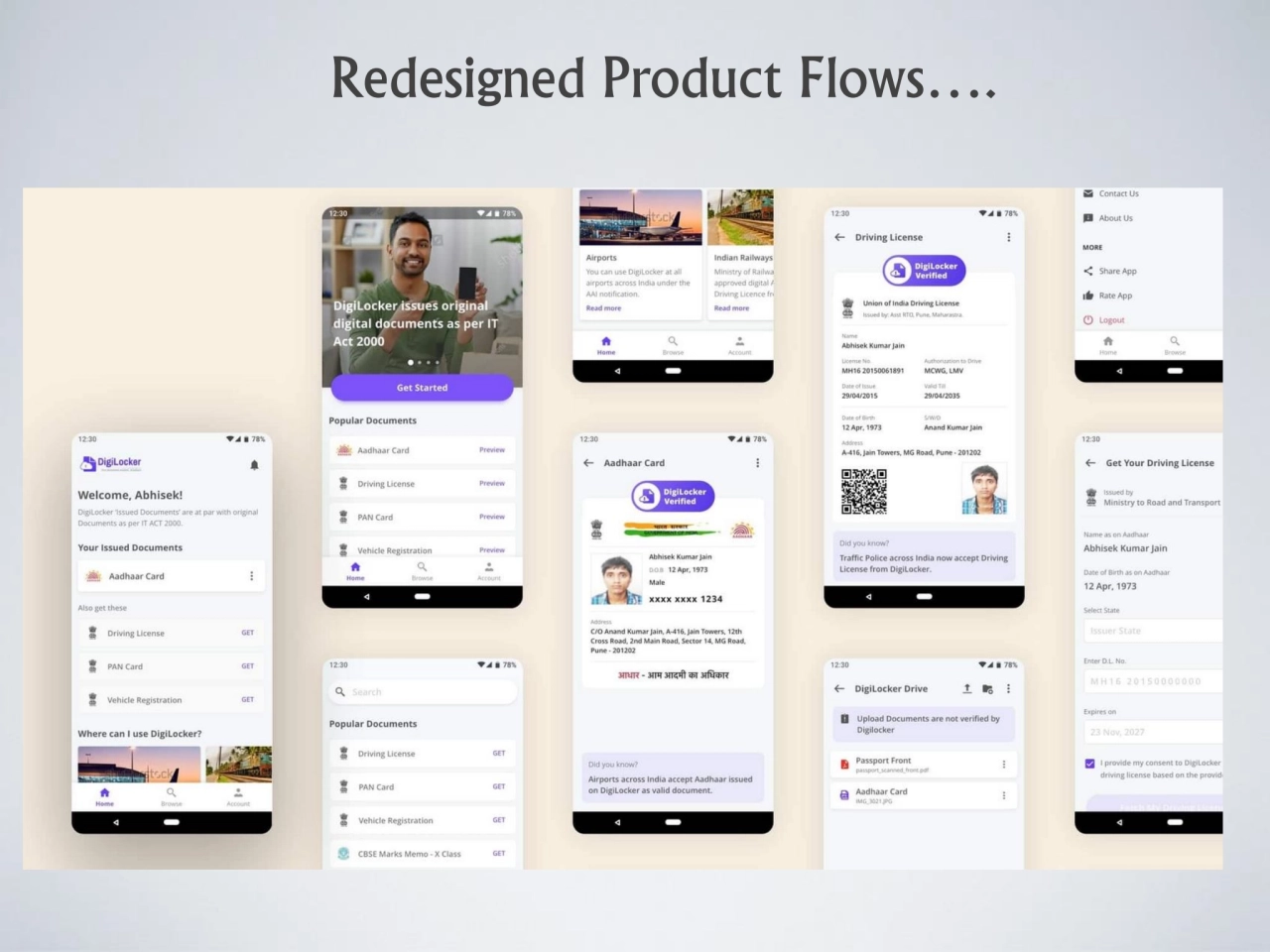 Redesigned Product Flows…. 