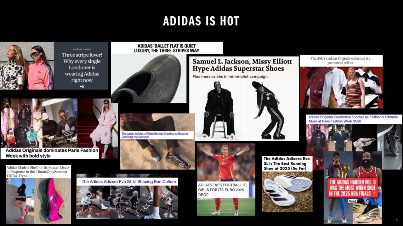 Adidas q2 2025 earnings presentation - Page 8