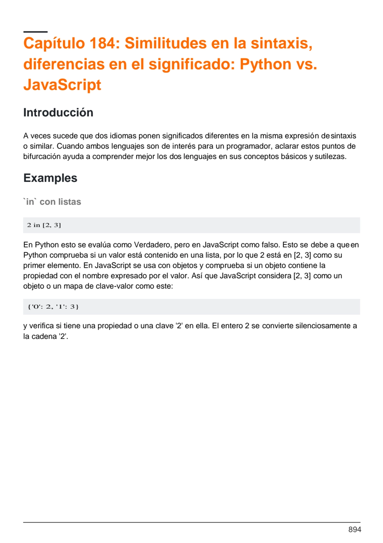 894
2 in [2, 3]
{'0': 2, '1': 3}
Capítulo 184: Similitudes en la sintaxis, 
diferencias en el s…