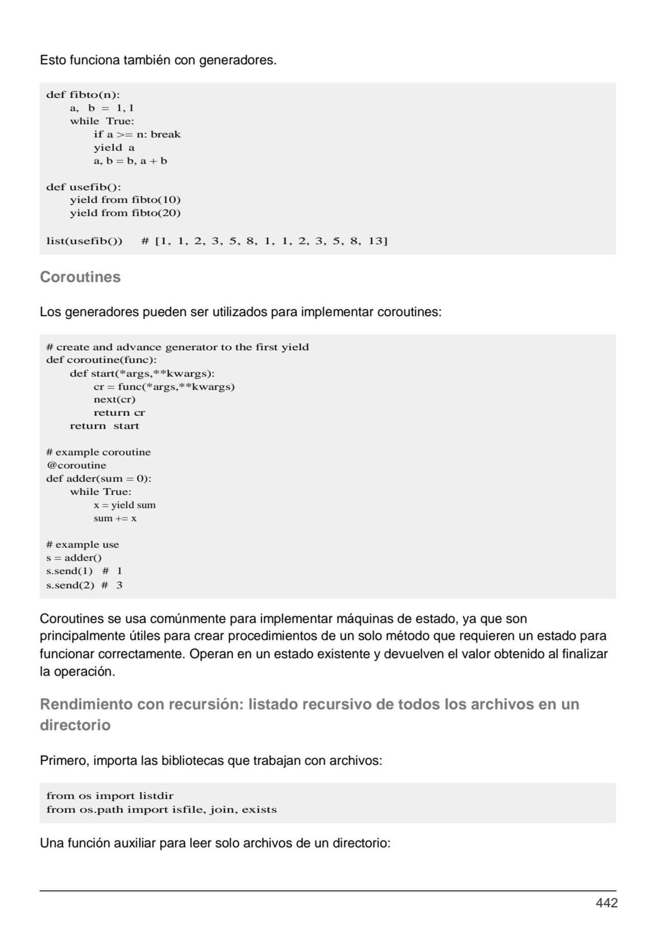 442
def fibto(n):
a, b = 1, 1
while True:
if a >= n: break 
yield a
a, b = b, a + b
def usef…