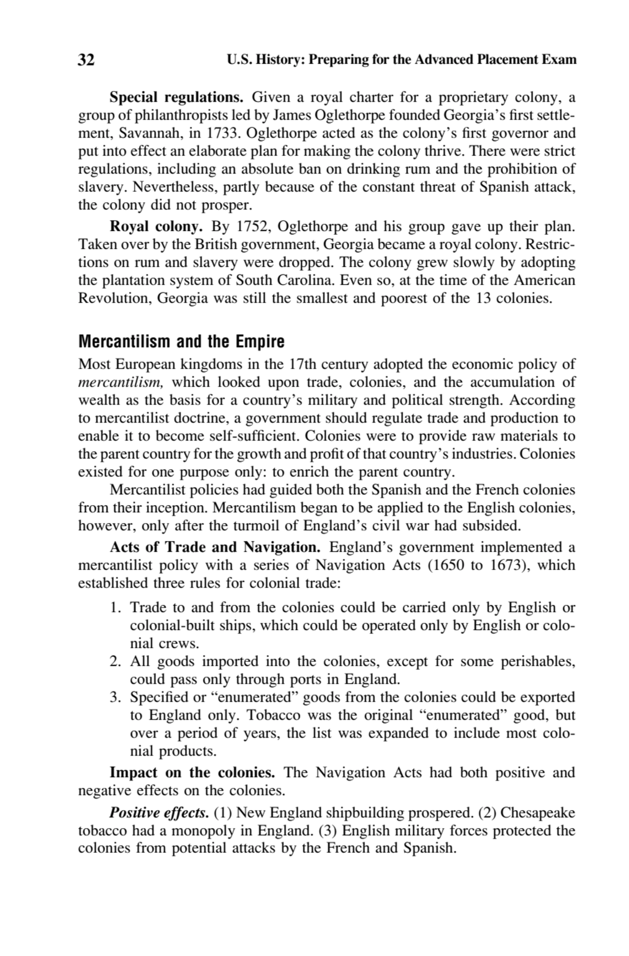 32 U.S. History: Preparing for the Advanced Placement Exam
Special regulations. Given a royal char…