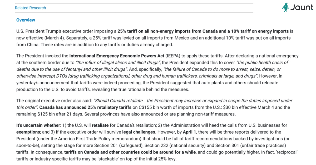 EconoFACTSMarch 04, 2025 | 09:35Trade War Impact: Take Two