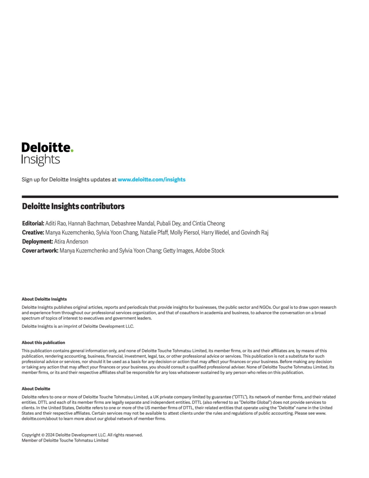 Deloitte Insights contributors
Editorial: Aditi Rao, Hannah Bachman, Debashree Mandal, Pubali Dey,…