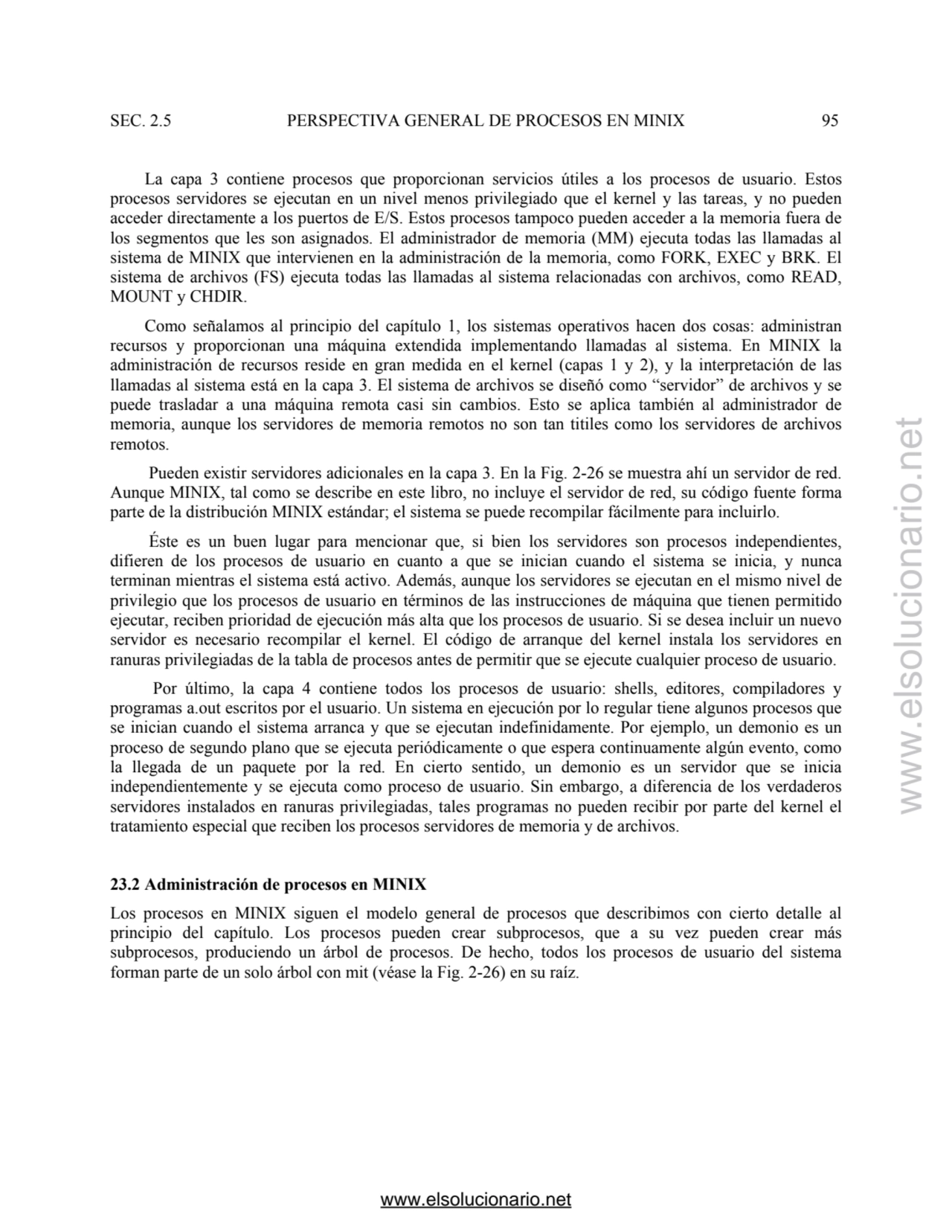 SEC. 2.5 PERSPECTIVA GENERAL DE PROCESOS EN MINIX 95 
 La capa 3 contiene procesos que proporciona…