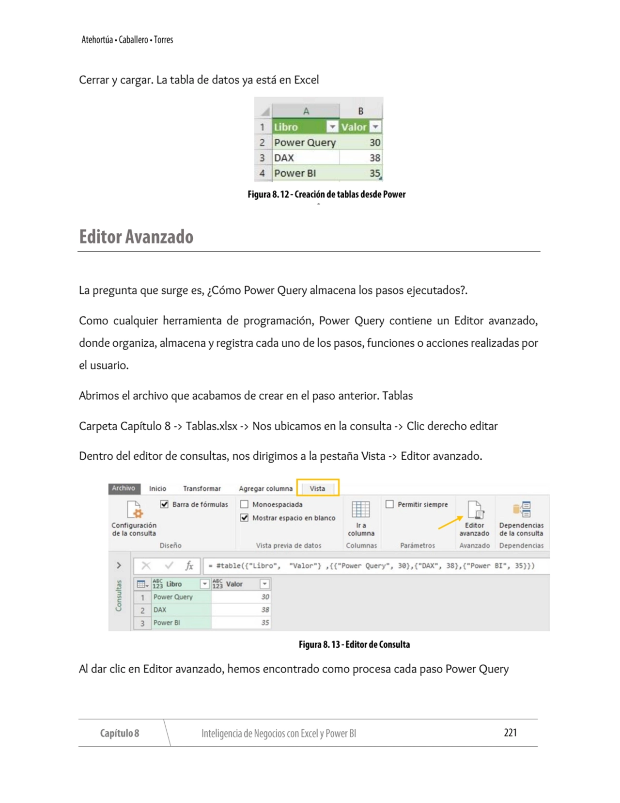 Cerrar y cargar. La tabla de datos ya está en Excel
La pregunta que surge es, ¿Cómo Power Query al…