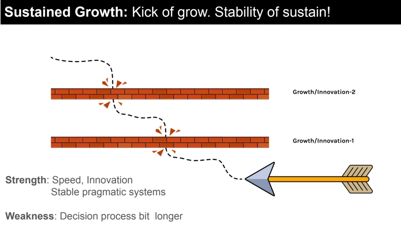 Strength: Speed, Innovation
 Stable pragmatic systems
Weakness: Decision process bit longer
Sust…