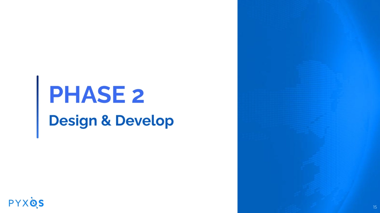 PHASE 2
Design & Develop
15