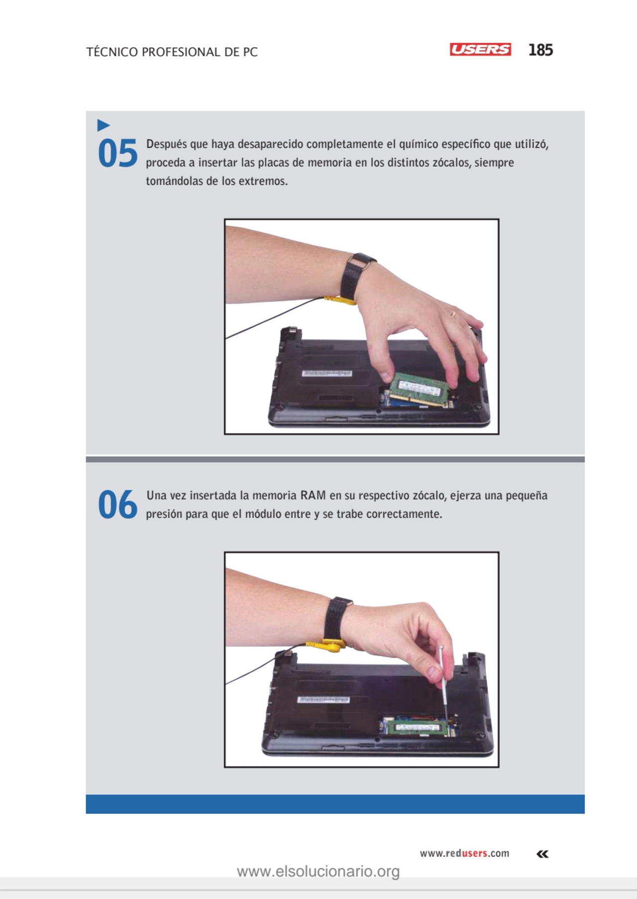 TÉCNICO PROFESIONAL DE PC 185
www.redusers.com
05 Después que haya desaparecido completamente el …