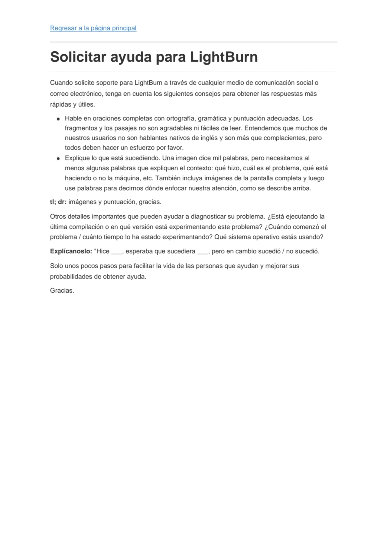 Regresar a la página principal
Solicitar ayuda para LightBurn
Cuando solicite soporte para LightB…