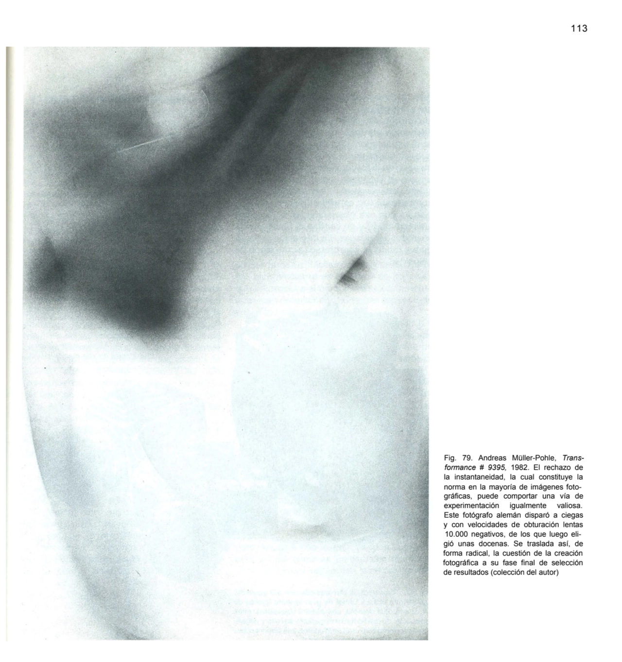 113
Fig. 79. Andreas Müller-Pohle, Transformance # 9395, 1982. El rechazo de 
la instantaneidad,…