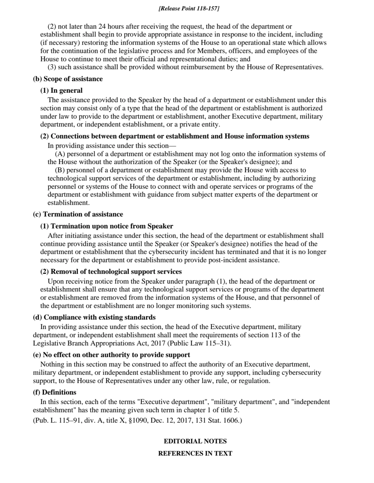 (2) not later than 24 hours after receiving the request, the head of the department or
establishme…