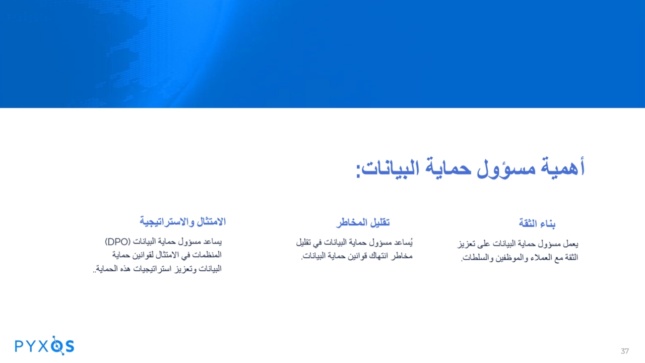 أھمیة مسؤول حمایة البیانات:
الامتثال والاستراتیجیة
یساعد مسؤول حمایة البیانات (DPO (
المنظمات في…