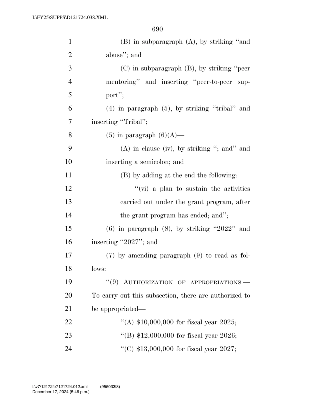 690 
1 (B) in subparagraph (A), by striking ‘‘and 
2 abuse’’; and 
3 (C) in subparagraph (B), by…