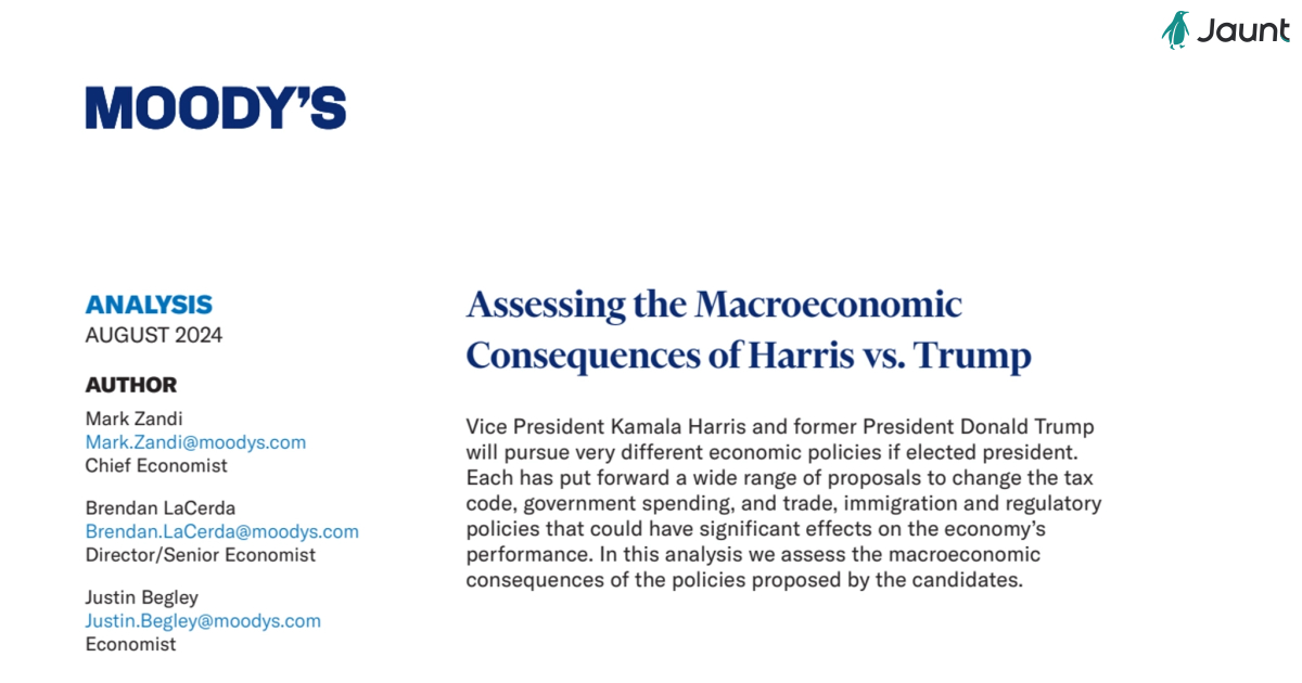 Economic Impact of Harris and Trump Policies