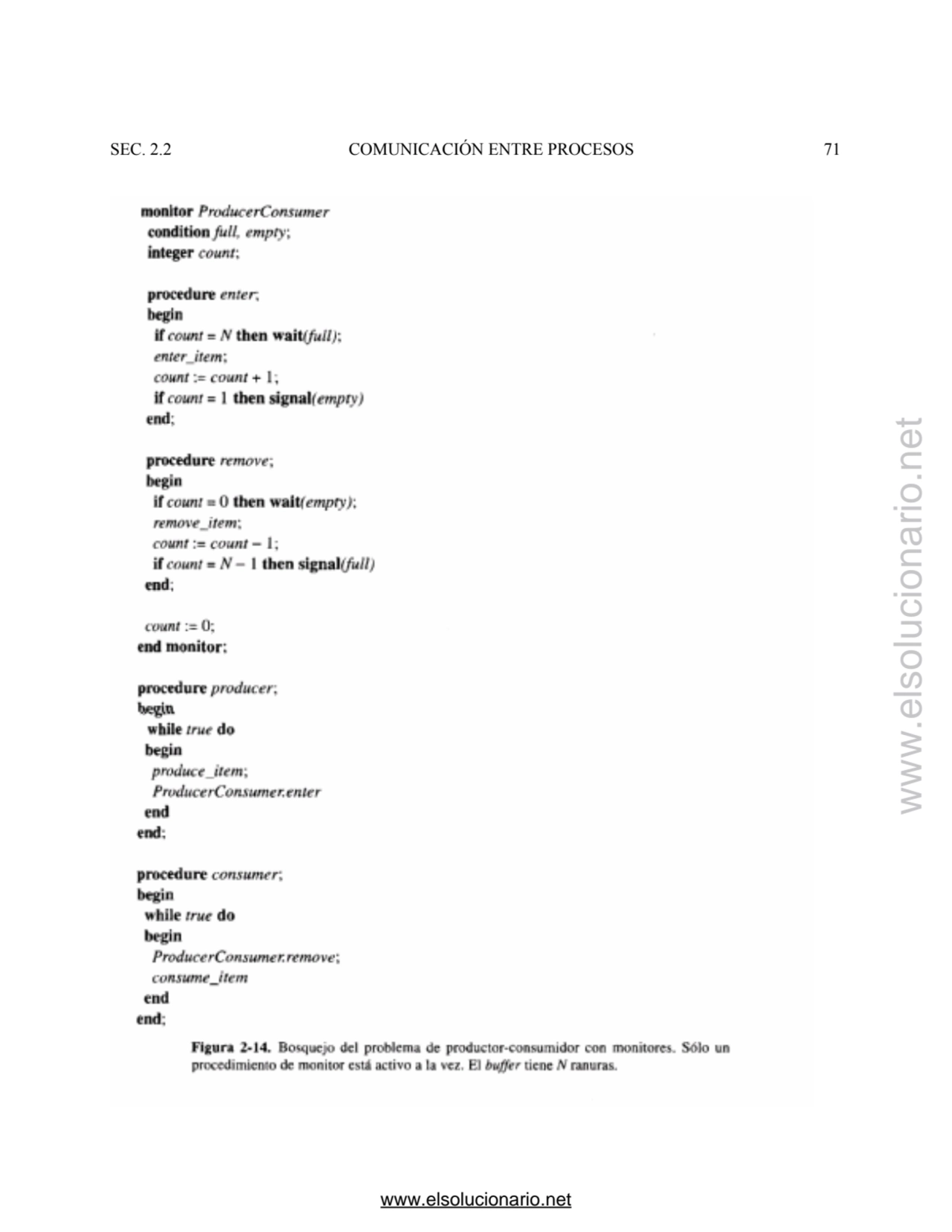 SEC. 2.2 COMUNICACIÓN ENTRE PROCESOS 71 
www.elsolucionario.net
www.elsolucionario.net