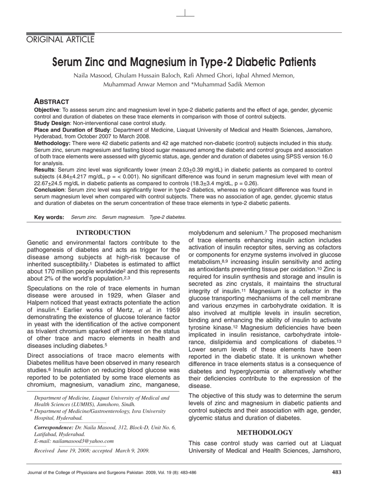 Serum Zinc and Magnesium in Type-2 Diabetic Patients.pdf