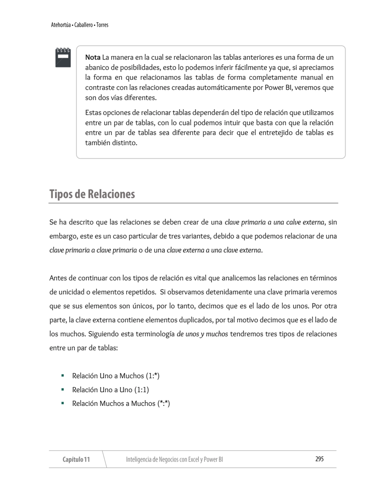 Se ha descrito que las relaciones se deben crear de una clave primaria a una calve externa, sin 
e…