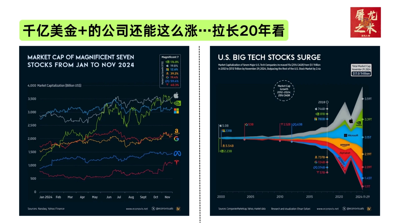 千亿美金+的公司还能这么涨…拉长20年看