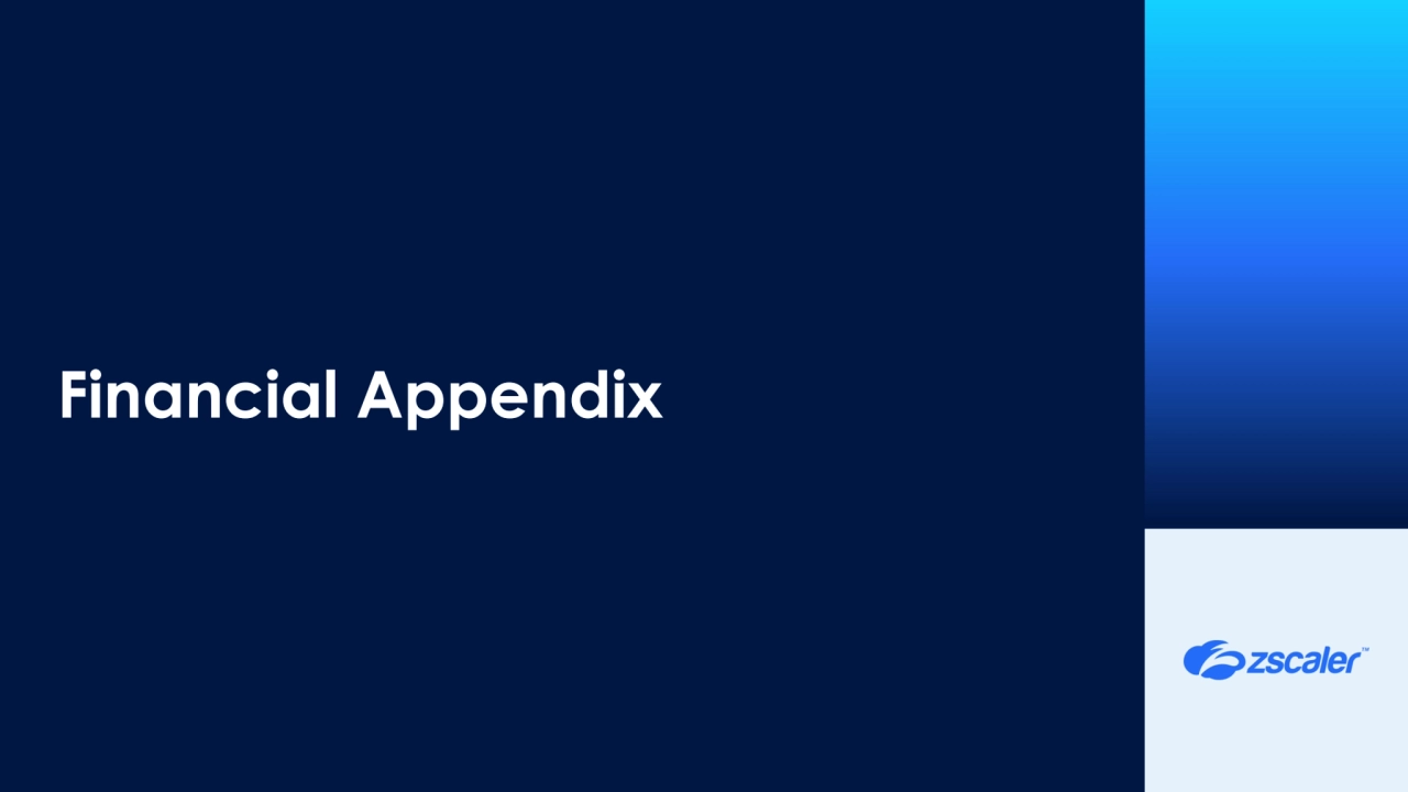 Financial Appendix