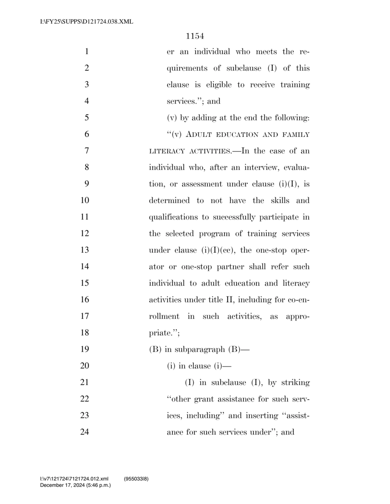 1154 
1 er an individual who meets the re2 quirements of subclause (I) of this 
3 clause is elig…