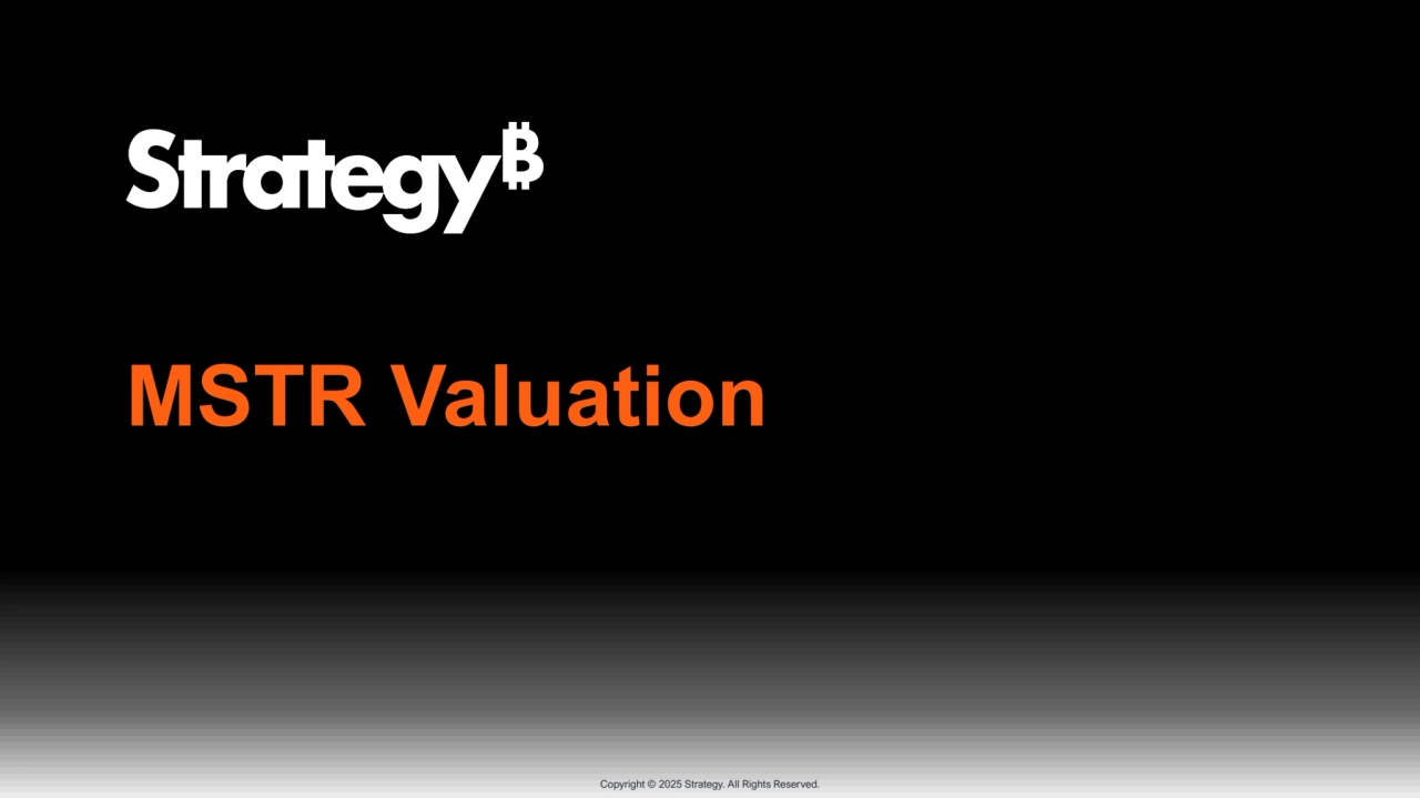 Copyright © 2025 Strategy. All Rights Reserved.
MSTR Valuation