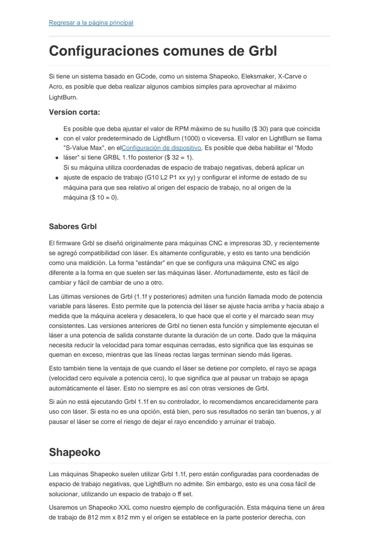 Regresar a la página principal
Configuraciones comunes de Grbl
Si tiene un sistema basado en GCod…