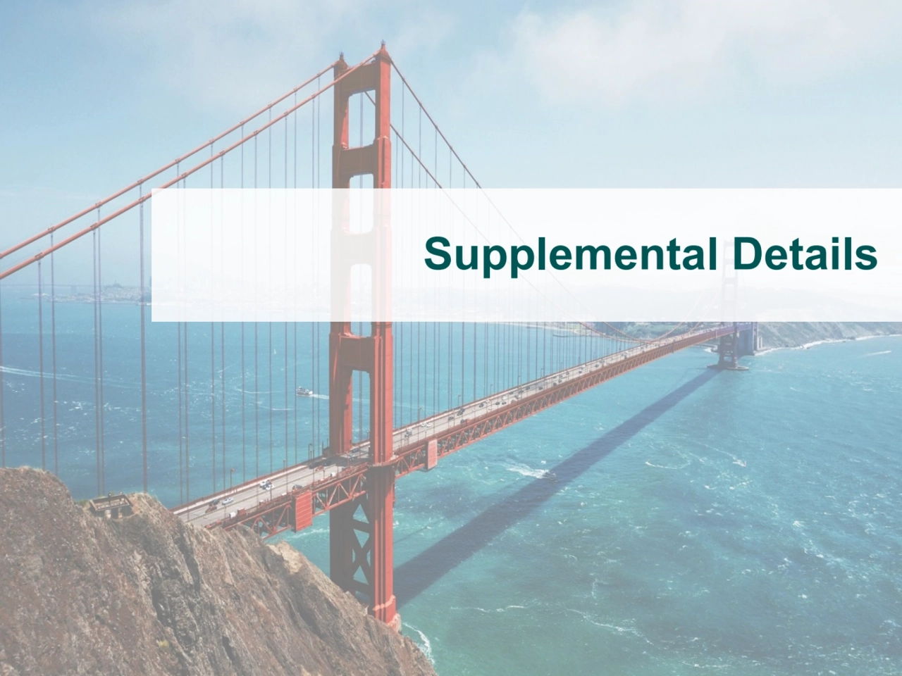 Supplemental Details