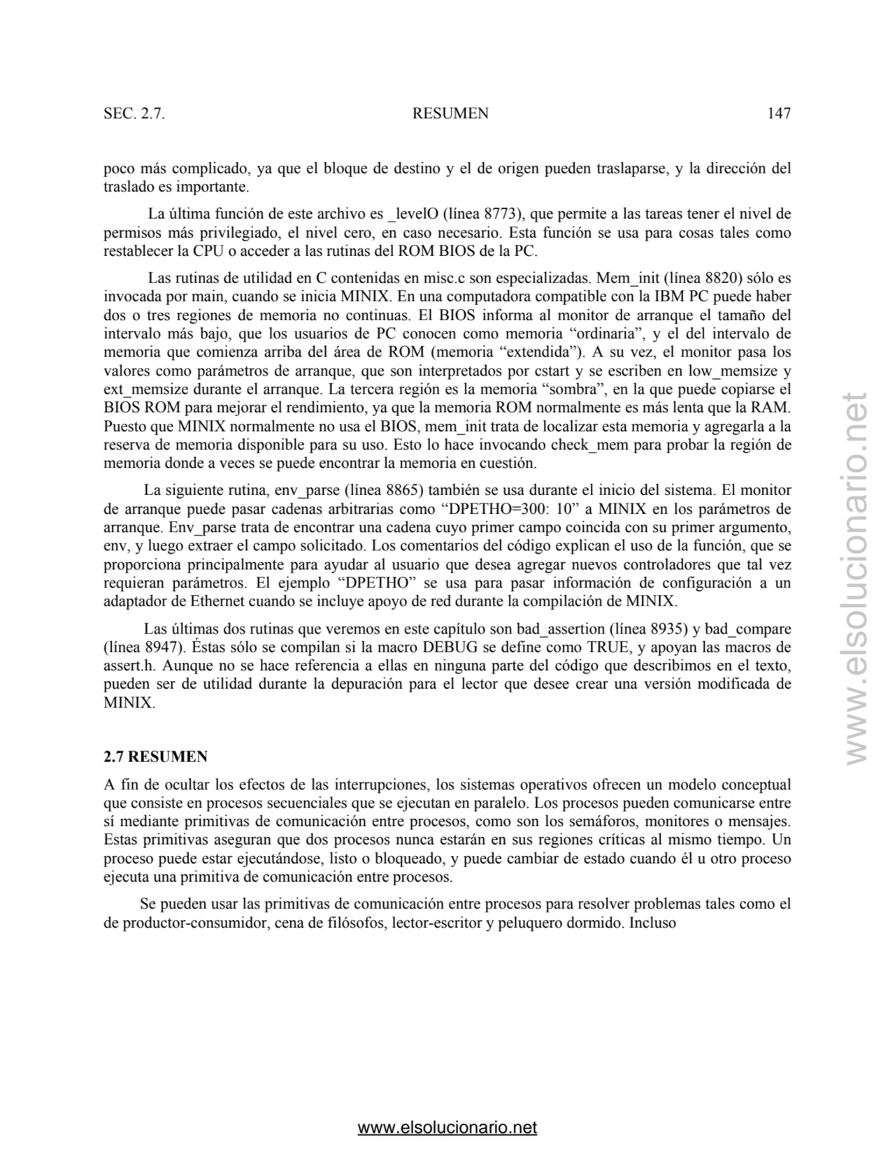 SEC. 2.7. RESUMEN 147 
poco más complicado, ya que el bloque de destino y el de origen pueden tras…